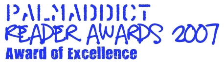 PalmAddict Award of Excellent 2007 Logo
