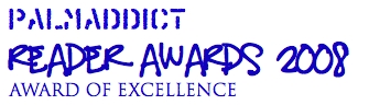 PalmAddict Reader Awards 2008 Logo