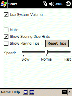 Farkle Dice Pocket PC Game